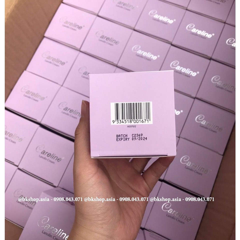 [Hàng Úc] Kem Dưỡng Ẩm Da Cừu Careline Úc Tím 100ml