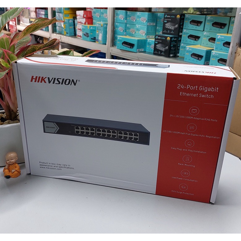 Bộ Chia Mạng 24 cổng Gigabit 10/100/1000Mbps Switch L2 Hikvision DS-3E0524-E