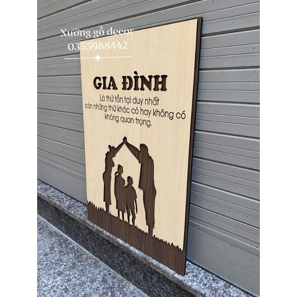 Tranh Treo Tường Câu Nói Hay Về Gia Đình Trang Trí Nhà Cửa, Decor Nội Thất Giá Rẻ