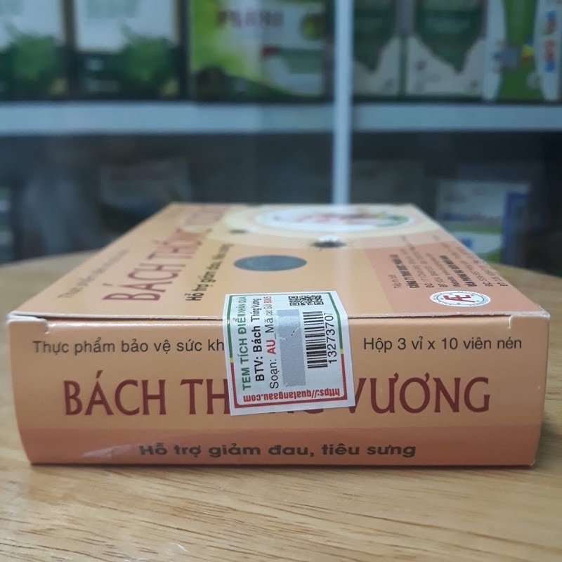 [Tích điểm] Bách Thống Vương - Hộp 30 viên giúp giảm đau nhức