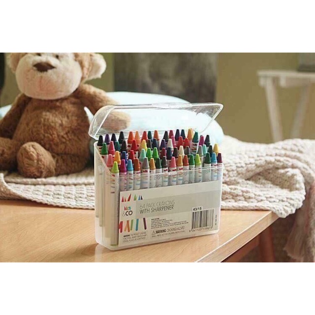 Bộ mài Crayons 64 màu