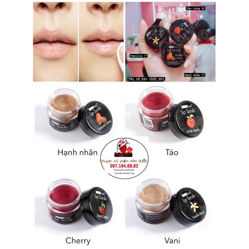 Tẩy tế bào chết môi Beauty Treats Lip Scrub