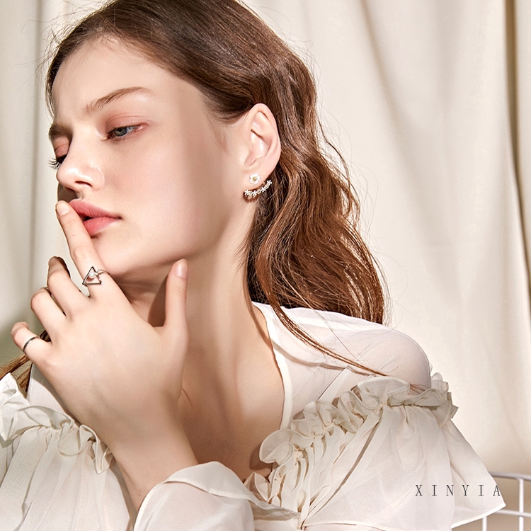 Khuyên Tai Nữ Hình Bông Hoa Thời Trang Hàn