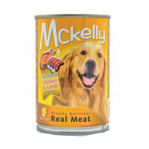 Pate lon cho chó MCKELLY 400gr nhập khẩu Thái Lan hương vị đủ vị