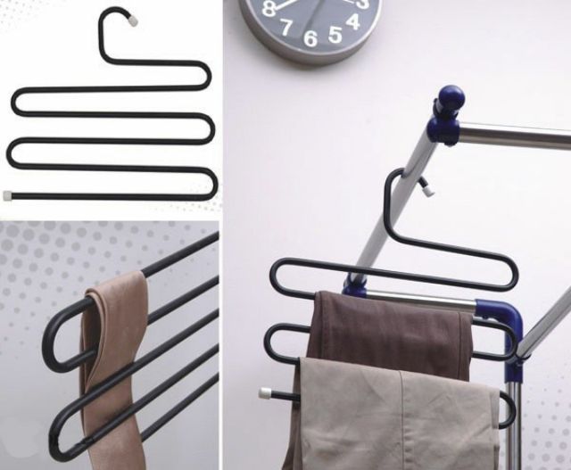 [FREESHIP] Móc Treo Quần Áo 5 Tầng Thông Minh Tiện Lợi