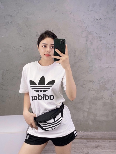 (Túi xuất xịn)B3803.BIG.LOGO.TREFOIL.WAISTBAG