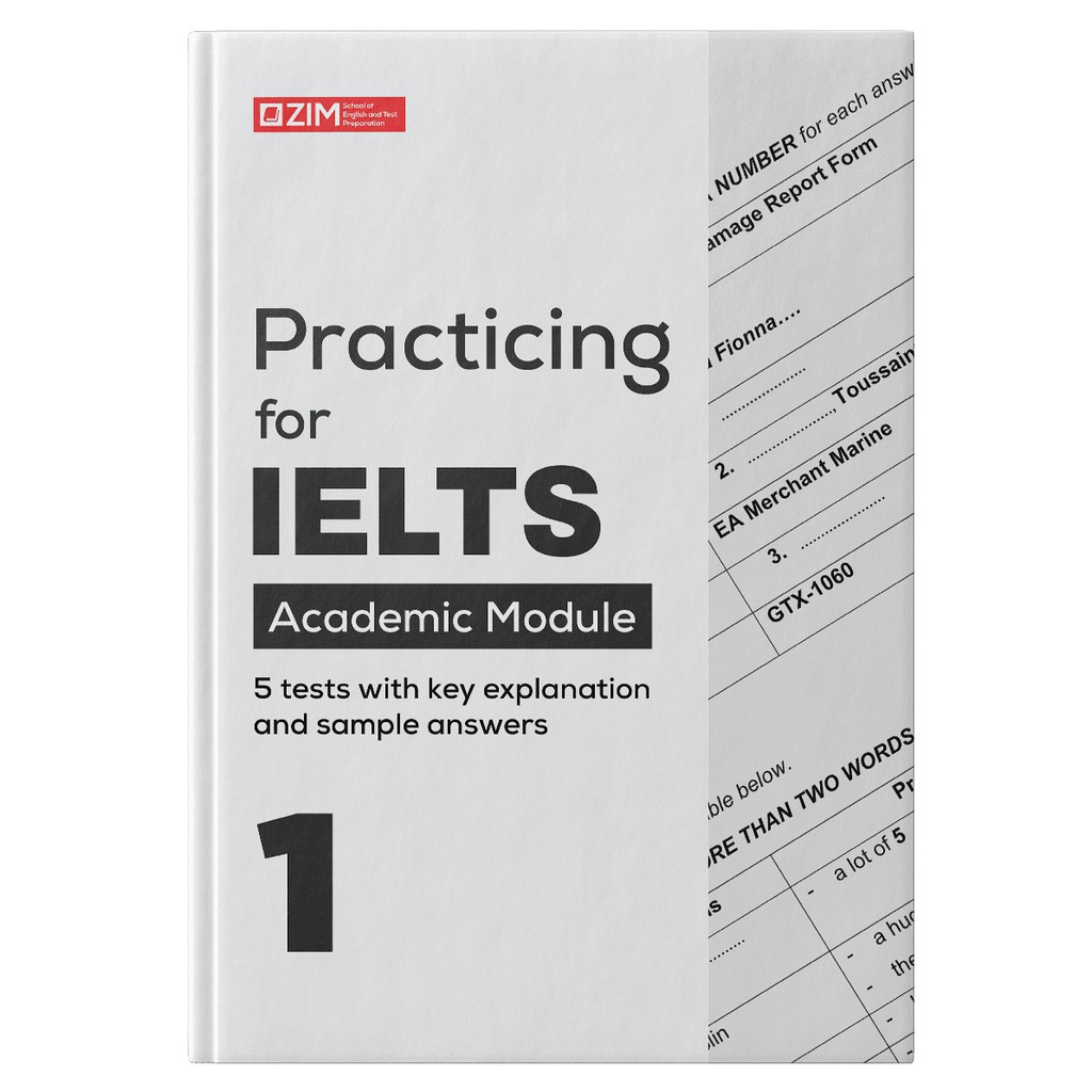 Sách - Practicing for IELTS Vol 1 - Tuyển tập đề thi IELTS kèm lời giải chi tiết