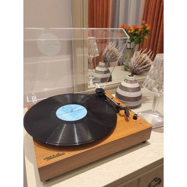 Máy nghe nhạc đĩa than Didatime chính hãng và tặng kèm đĩa than cổ điển khi mua máy