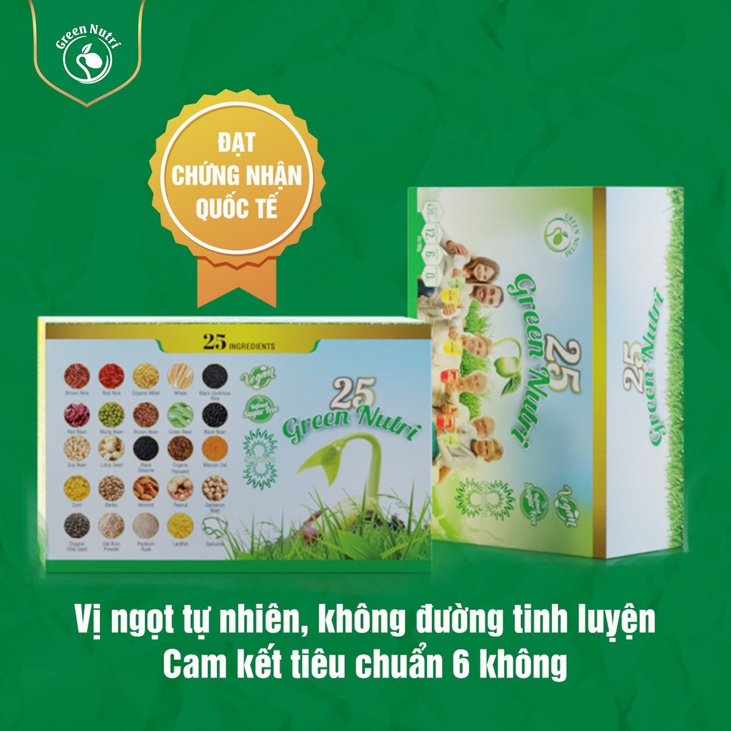 Sữa Hạt Ngũ Cốc 25 Green Nutri Lon 750gr