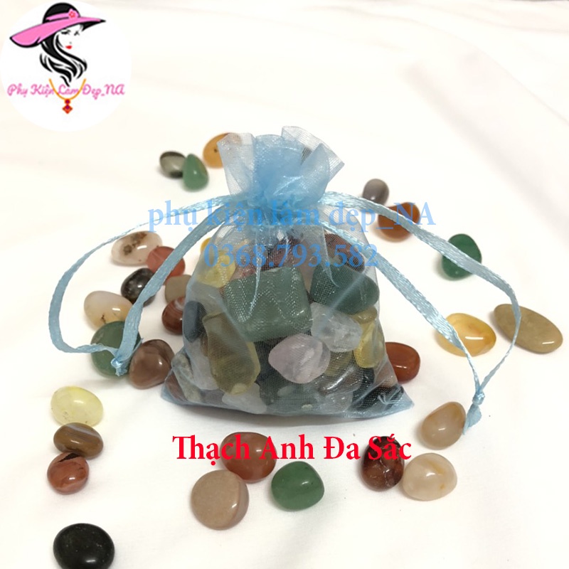 Túi Đá Thanh Tẩy Tarot Siêu Xinh - Đá Vụn Trang Trí, Thu Hút Tài Lộc, May Mắn