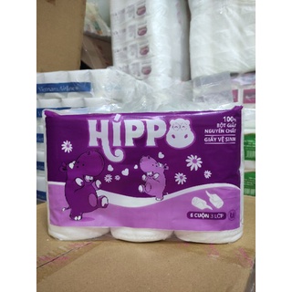 GIẤY VỆ SINH CAO CẤP HIPPO (6 CUỘN 3 LỚP)