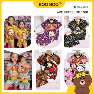 [BABY10] Đồ bộ thun đùi hoạt hình 3D Boo Boo dành cho baby / trẻ em ( size từ 10kg - 19kg )