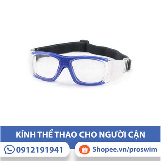 Kính đá bóng chịu lực gọng dẻo panlees jh823 xanh