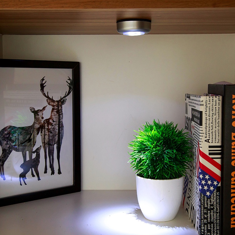 Đèn led dán tường 3 bóng gắn tủ quần áo phòng ngủ, tủ bếp