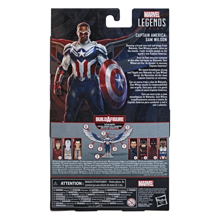 🌟Captain America: Sam Wilson🌟Mô hình Hasbro ϟ Marvel Legends Series 6-inch ϟ The Falcon and the Winter Soldier
