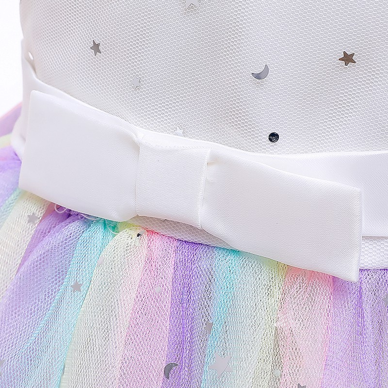 Đầm công chúa MQATZ không tay hở vai nhiều màu sắc cho bé gái 3-10 tuổi