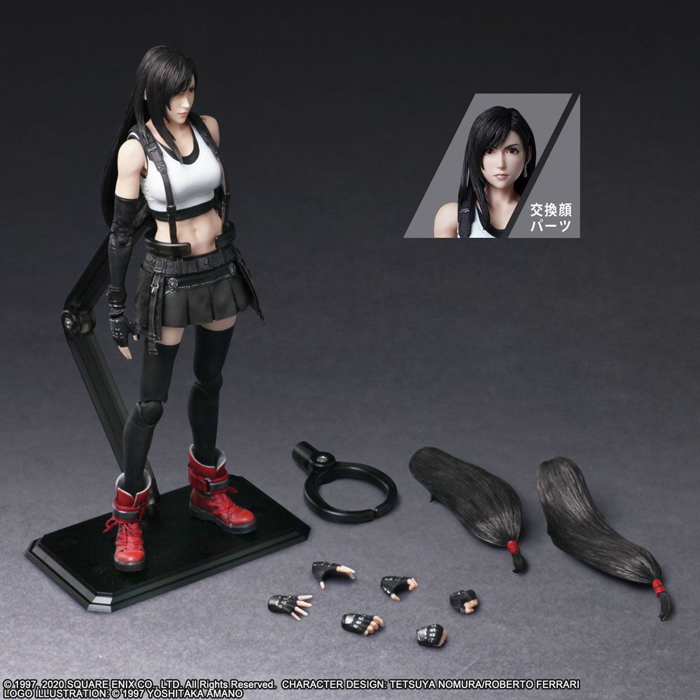Mô hình Play arts Final Fantasy 7 Remake Tifa, Cloud, Sephiroth