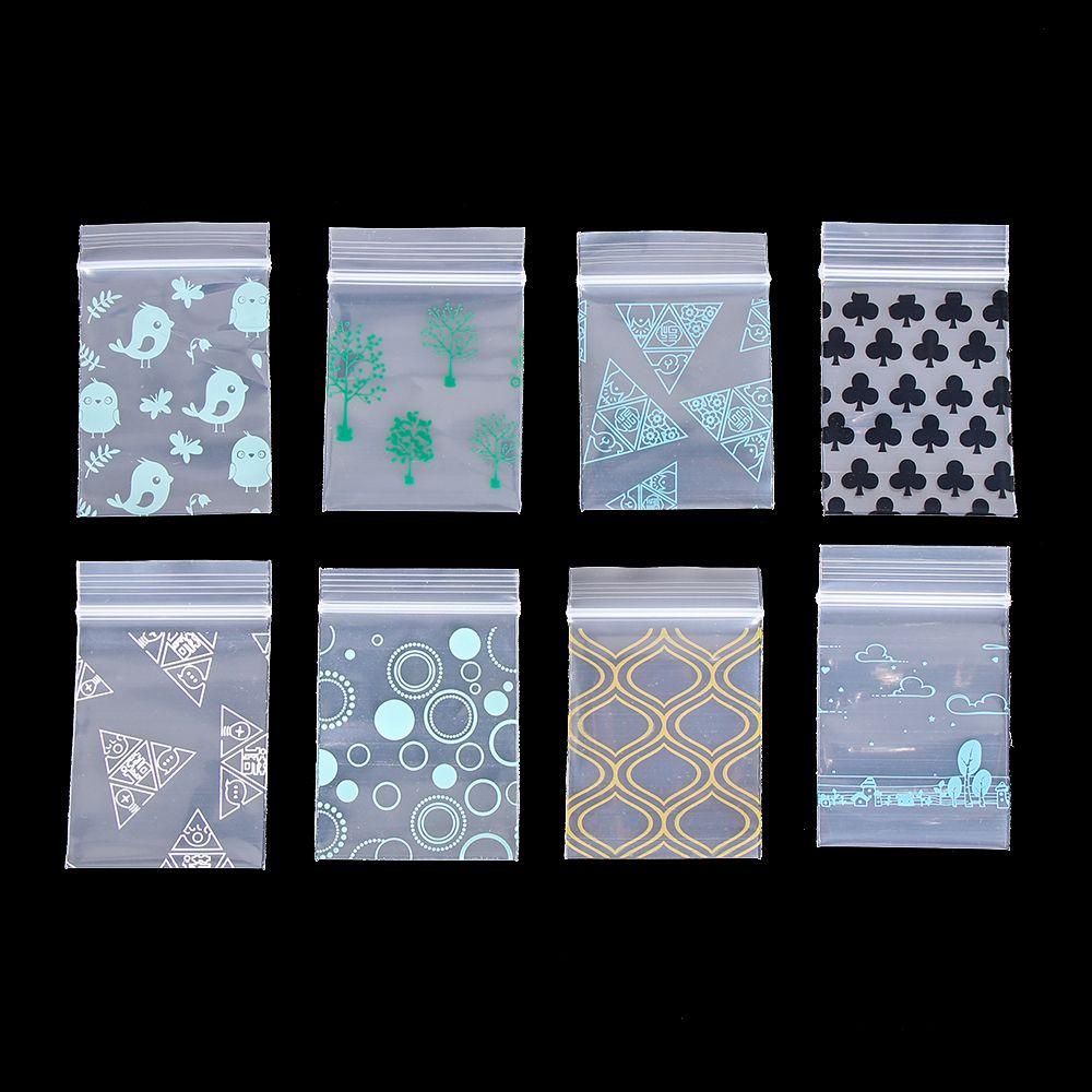 Bộ 100 Túi Nhựa Mini Đựng Trang Sức Tiện Dụng Cho Gia Đình