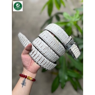 Dây Nịt Da Trăn  3,5cm CÁ SẤU GÒ VẤP