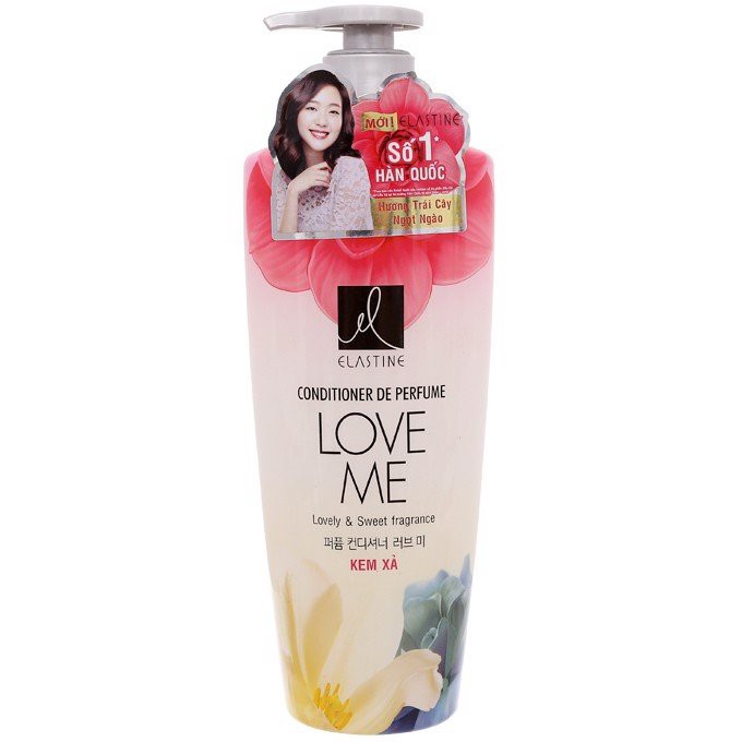 Dầu Xả Nước Hoa Elastine Double rich - LOVE ME 600ml