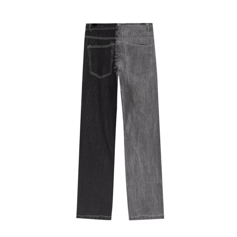 Quần jean Phong các Micro-flare, Quần jean rách 2 màu ống