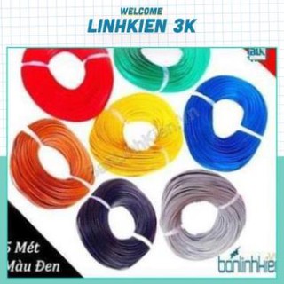Dây Điện 0.3MM Đủ Màu (cuộn 5m)
