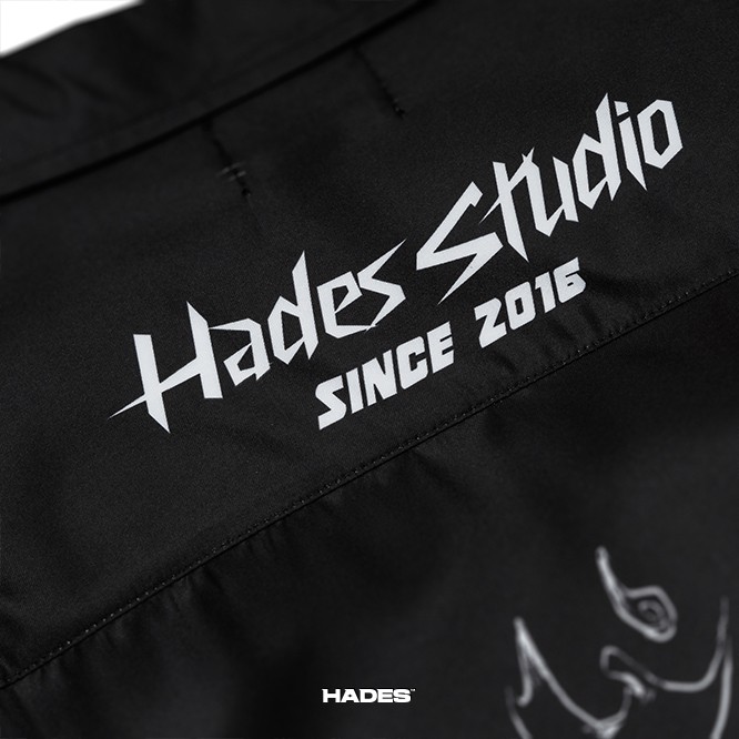 Áo Sơ Mi Tay Ngắn Unisex HELL'S KING Vải Silk HADES Brand Chính Hãng