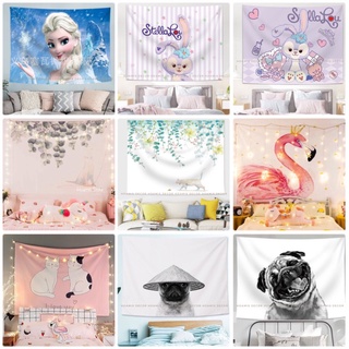 Vải treo tường, tranh vải treo tường, thảm treo tường Decor phòng hình thú đáng iuTẶNG KÈM BỘ MÓC TREO