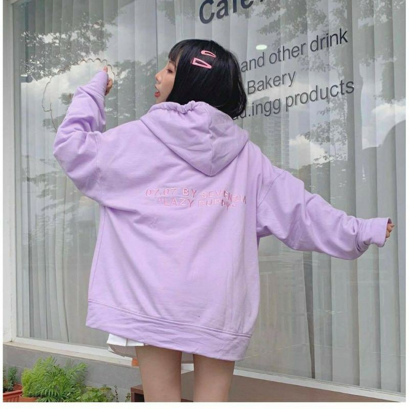 Áo khoác Hoodie nỉ PUPPY nam nữ form rộng đẹp unisex (Ảnh thật)