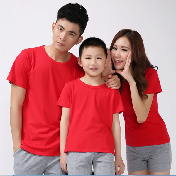 áo thun trơn màu đỏ nam nữ form rộng size XS-> XXL 22kg-80kg mua 3 tặng 1