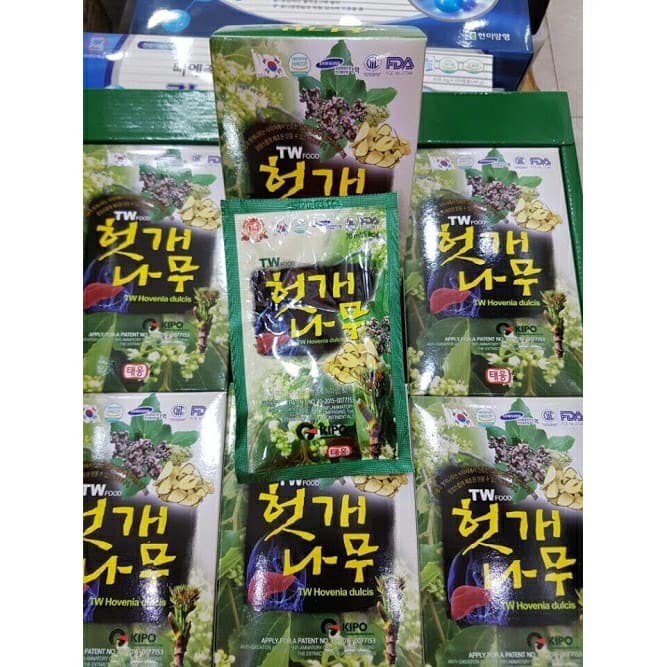 Nước Bổ gan giải rượu Hàn Quốc 30 gói x 70ml