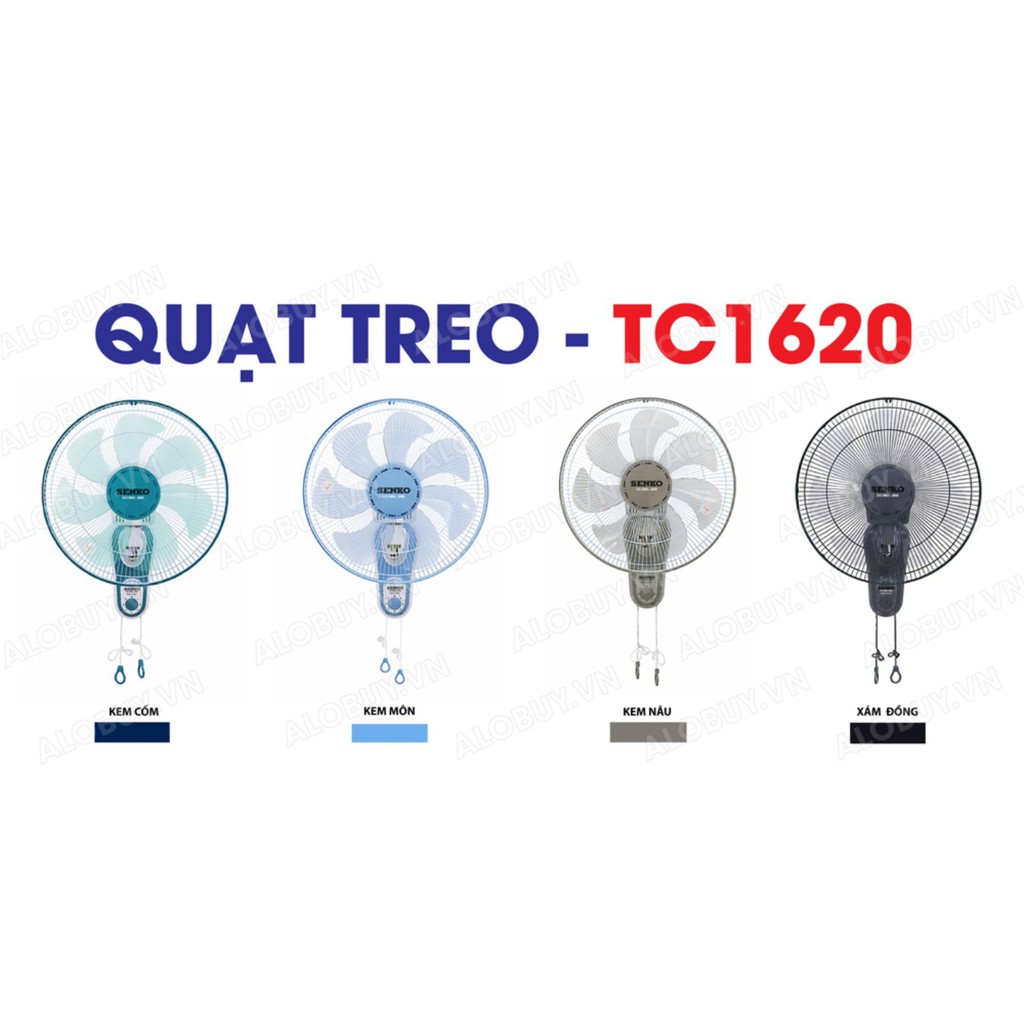 Quạt treo 2 dây mẫu mới F23 Senko TC1620 ( BH động cơ 1 năm ) - Huy Tưởng