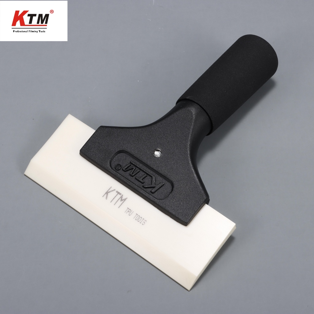 1 Dụng Cụ Cạo Phim Cửa Sổ Xe Hơi Tay Cầm Ngắn Chất Liệu Hợp Kim Nhôm Mềm