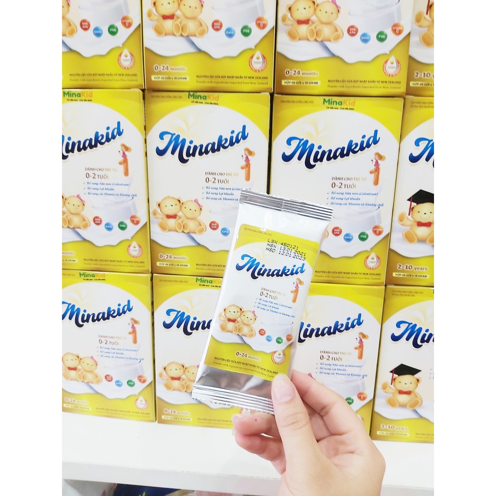 Sữa non MINAKID số 1 hộp 6 gói 18g