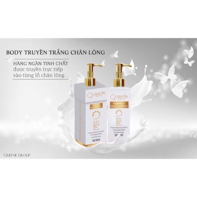 KEM BODY TRUYỀN TRẮNG QUEENIE SKIN