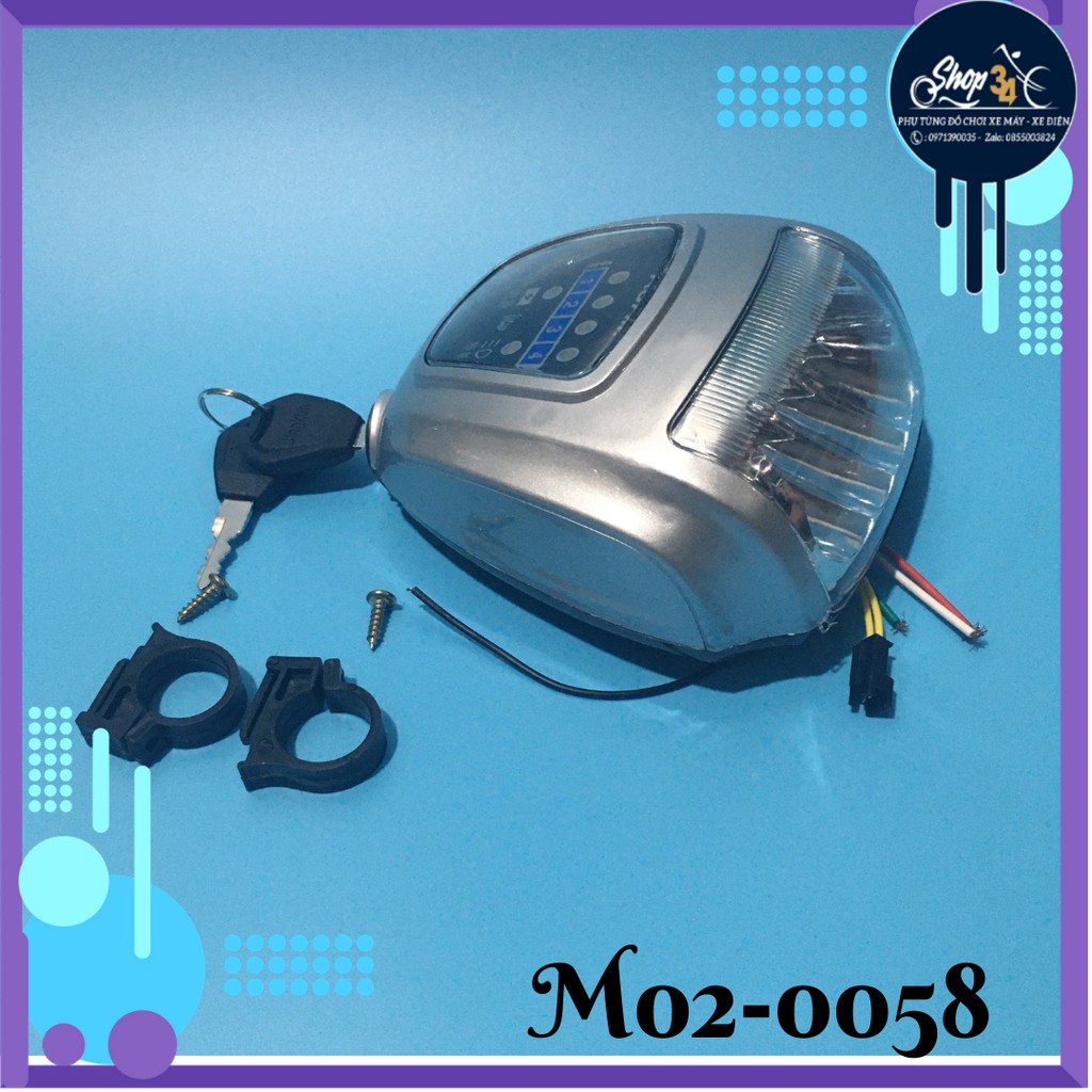 Đầu đèn ASAMA 2 khóa 48v #21054