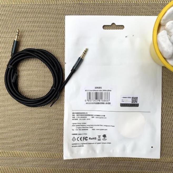 Dây Loa AV 3.5mm M To M Ugreen Cao Cấp - 10685 10686 10687 10688 10689