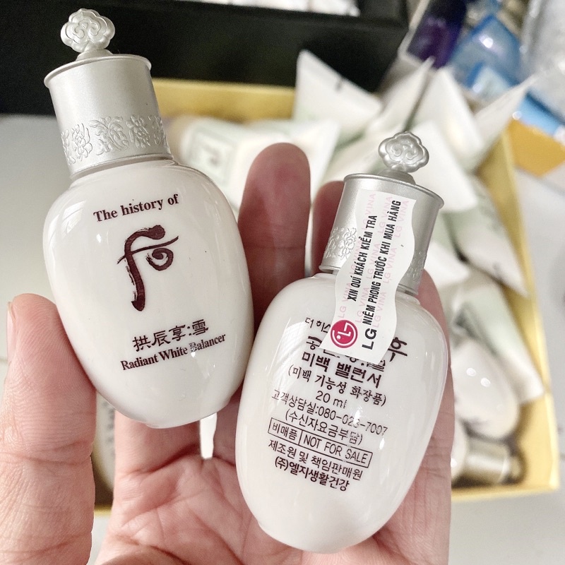 Nước hoa hồng Whoo dưỡng trắng da 20ml