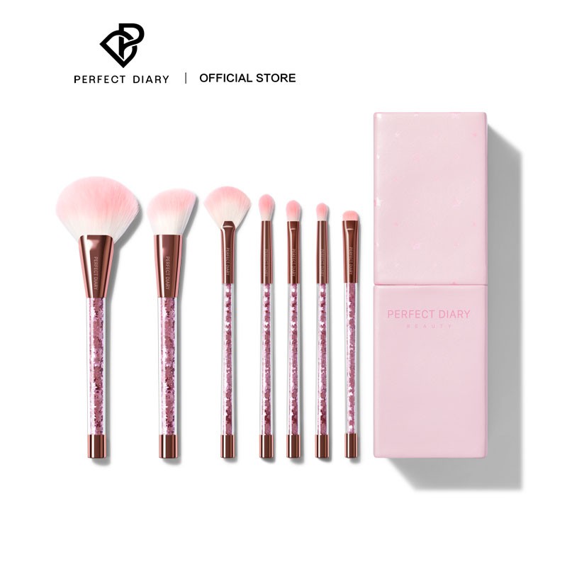 Bộ cọ trang điểm Perfect Diary Statice Lavender 7 Pieces