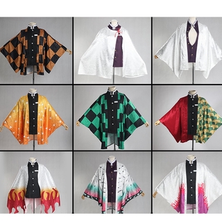 Áo khoác kimono phong cách anime Demon Slayer dùng hóa trang 2022