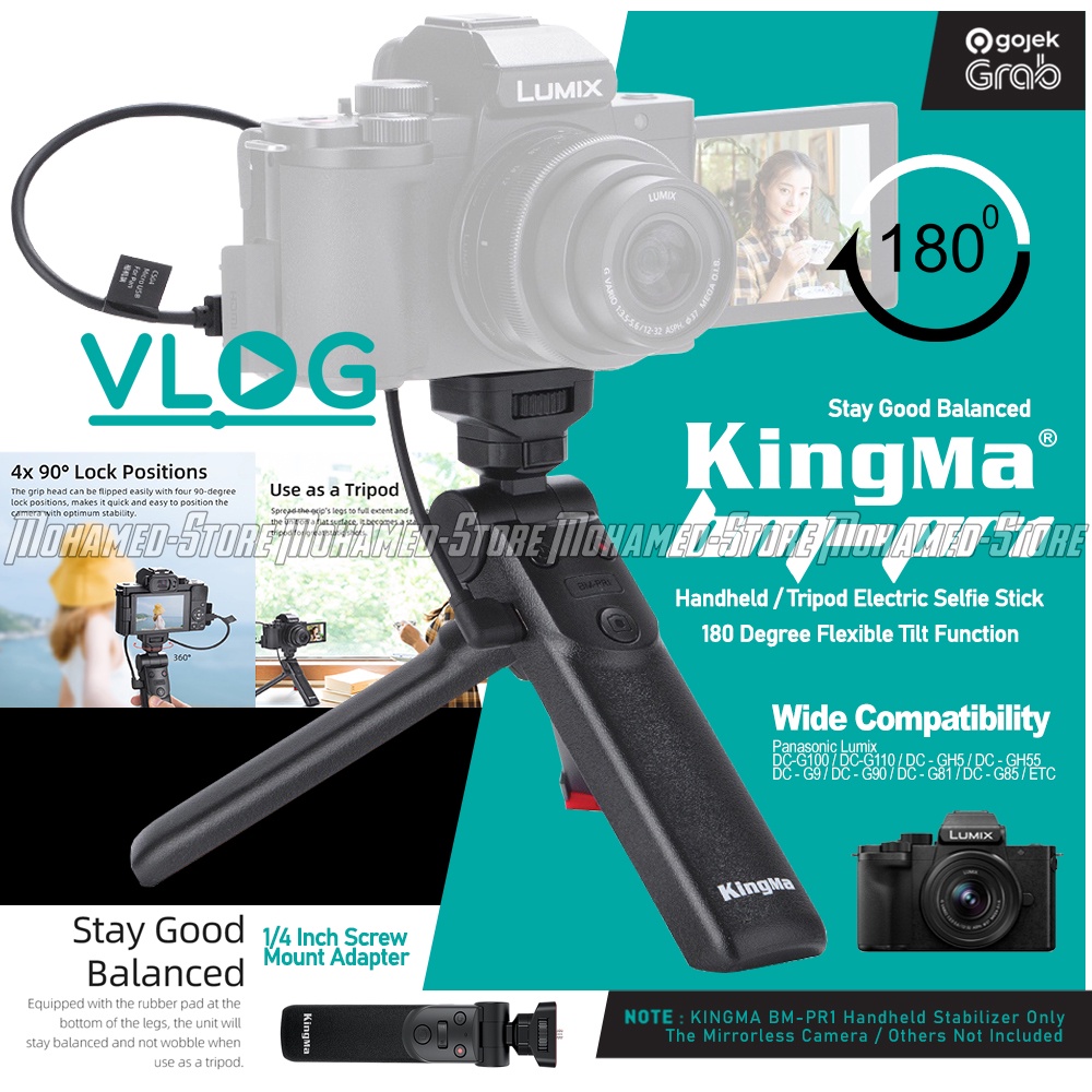 Tay Cầm Chụp Ảnh Kingma BM-PR1 Cho Máy Ảnh Panasonic Lumix