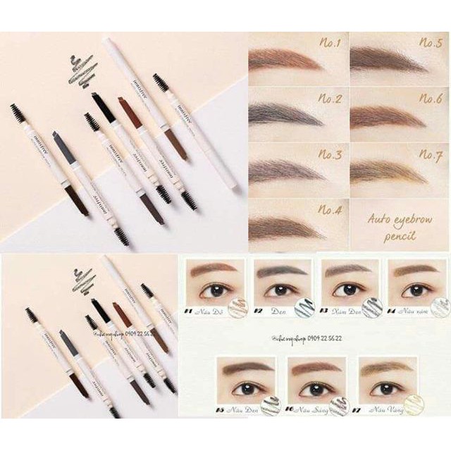 Chì kẻ mày ngang Innisfree Auto Eyebrow Pencil