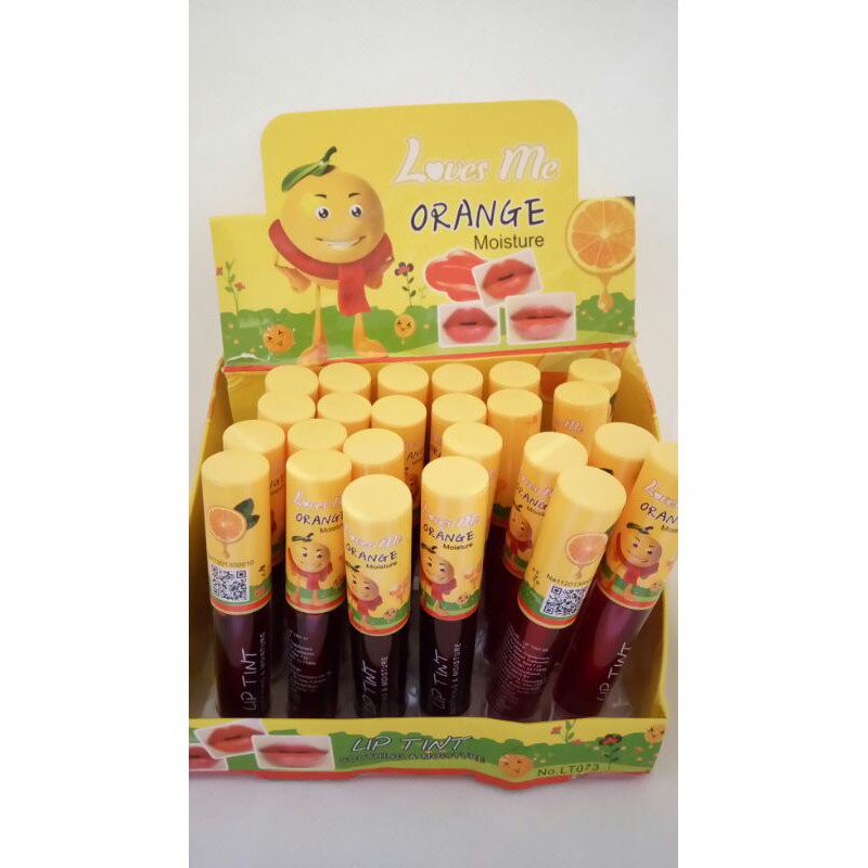 (hàng Mới Về) Bộ 24 Son Tint Loves Me Orange Sweet Bpom