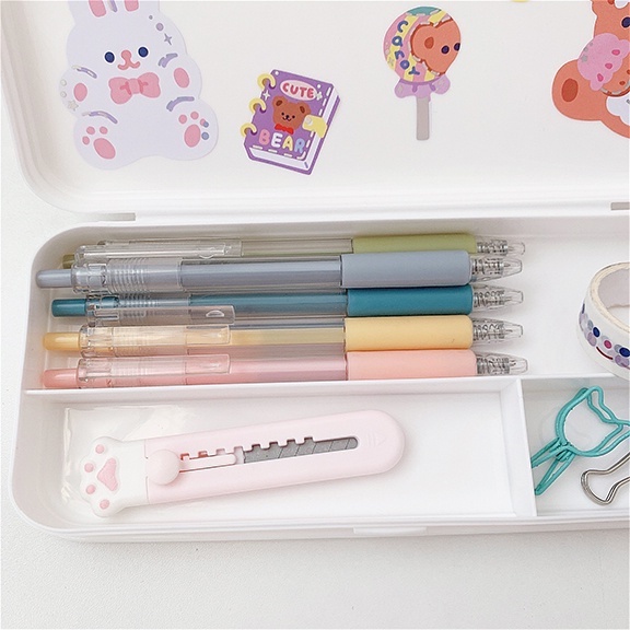 Bút Bi Mực Đen Ngòi 0.5MM Kiểu Dáng Hoạt Hình Dễ Thương