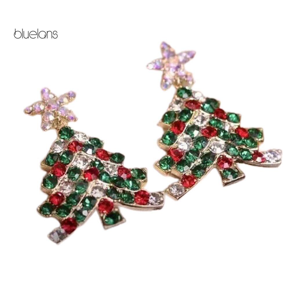 1 Đôi Bông Tai Nữ Đính Đá Zircon Thời Trang