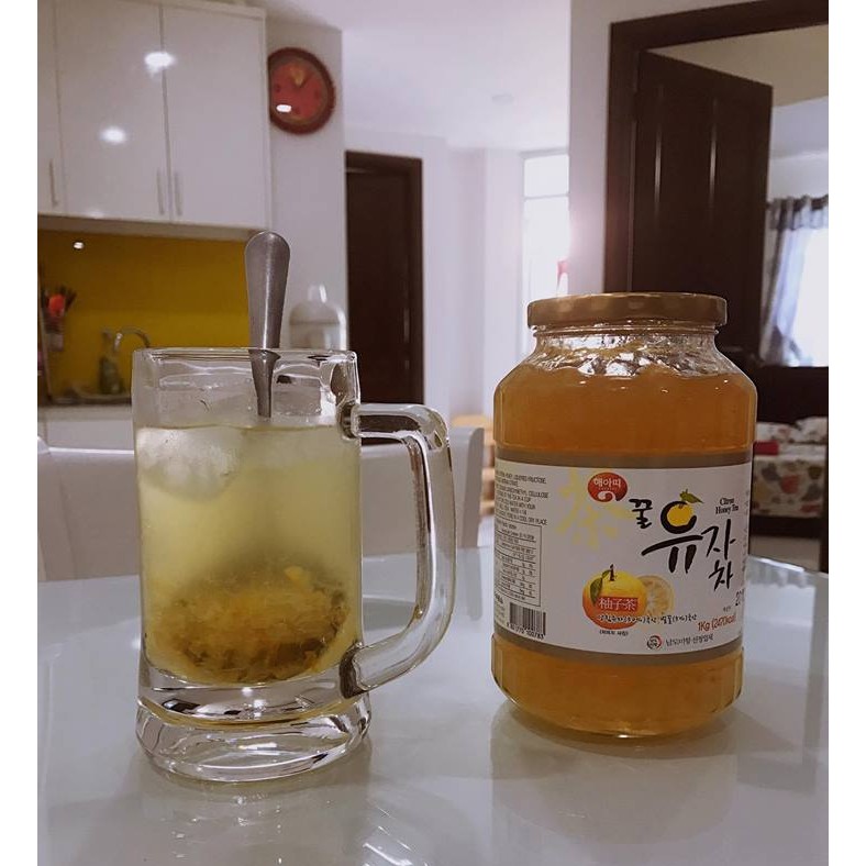 [Date 2022] Mật ong Chanh Hàn Quốc (Lọ thuỷ tinh 1kg)