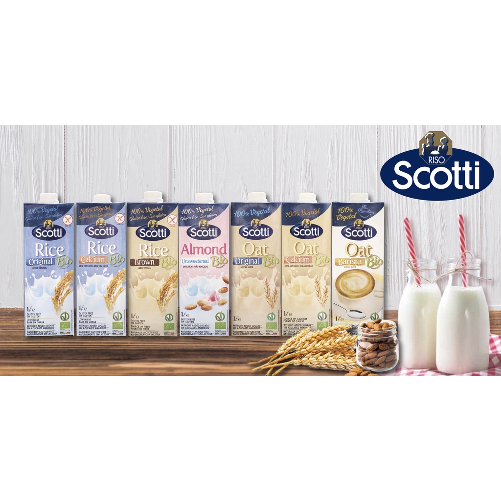 Sữa Hạt Dinh Dưỡng Riso Scotti Nhập Khẩu Ý - Sữa Hữu Cơ, Sữa Organic