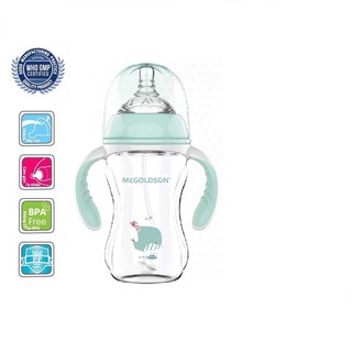 Bình sữa MCGoldson cổ rộng 180ml