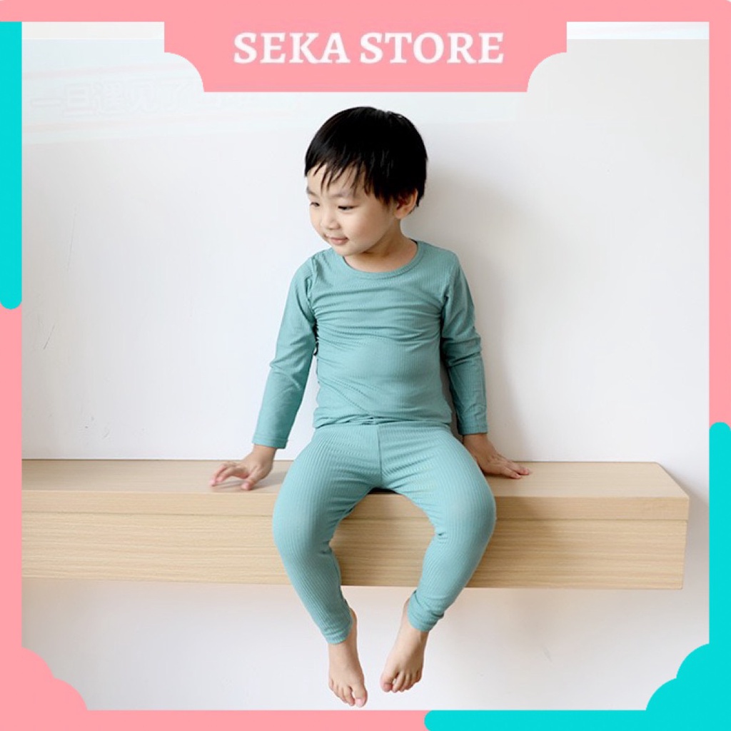 Đồ bộ cho bé trai, bé gái Minky Mom Quảng Châu dài tay SEKA STORE - 0643