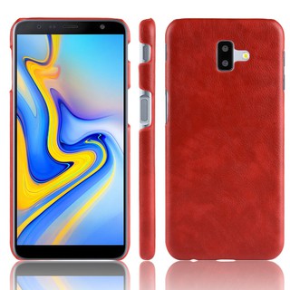 Case For Samsung Galaxy J6 Plus Ultra Thin Anti-Skid PU Leather Plastic Case